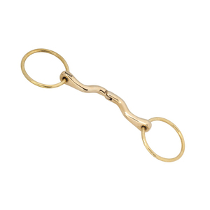 Bocado de Cobre Profesional con Anillo Suelto y Rodillo para Entrenamiento de Caballos, Fabricante OEM, Venta al por Mayor, Exportación - Product Image 1
