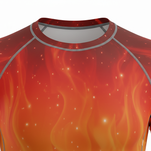 Camiseta Rashguard Sublimada Premium para Hombres, Mujeres y Niños, para MMA, BJJ, Jiu Jitsu, Entrenamiento No-Gi, Top de Compresión Resistente, Venta al Por Mayor - Product Image 4