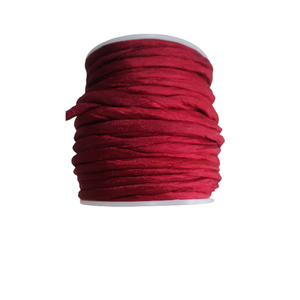 Cordón de Seda Plana Premium Y S INTERNATIONAL, Color Rojo Intenso, Estilo Bohemio, para Hacer Joyería Hecha a Mano, Pulseras, Collares, Regalos - Product Image 1