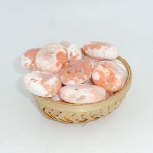 Pierre de poche ovale en scolecite naturelle, polie, cristal de guérison, Reiki, méditation, énergie, décoration, vente en gros, Chakralume - Product Image 2