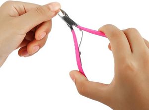 Boîte de rangement personnalisée en PVC blanc avec logo pour coupe-ongles de manucure et pédicure en acier inoxydable, emballage sur carte, fournitures pour ongles - Product Image 4