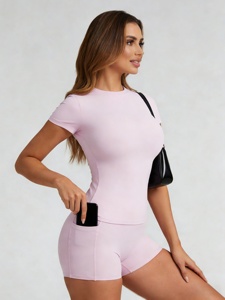 Women two piece yoga set seamless gym wear high waist fitness <b>leggings</b> sports bra custom design private label wholesale supplier - Product Image 4