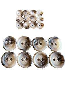 Chemises pour hommes et femmes avec divers motifs corne de buffle boutons noirs vierges rectangles carrés en forme de cœur pour l'exportation en Inde - Product Image 4