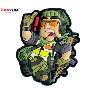 High End Custom PVC <b>Patch</b> Supplier Soft Rubber Embossed Logo <b>Patch</b> for Fashion Brands Uniforms and Workwear - Product Image 5