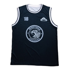 เสื้อกล้ามทรงโอเวอร์ไซส์ผ้าโพลีเอสเตอร์พิมพ์ลายแบบซับลิเมชั่น น้ำหนัก 140 กรัม สไตล์สปอร์ตแคชชวล สตรีทแวร์ สำหรับผู้ชาย - Product Image 1
