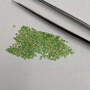 อัญมณีหลวมกึ่งมีค่าทรงกลมตัดเป็นวงแหวนโครเมี่ยมธรรมชาติสำหรับการทำอัญมณีอุปกรณ์ทำ2025ผลิตภัณฑ์ทำอัญมณีแฮนด์เมด1มม. - Product Image 2