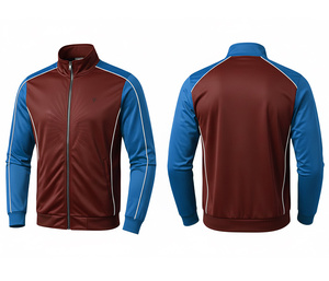 Chaqueta de poliéster con cremallera completa para sublimación, ropa deportiva para correr y fitness, cálida, transpirable y de secado rápido |   Tallas Hombre Mujer Juvenil - Product Image 5