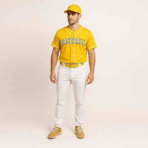 Uniforme de Béisbol Personalizado para Adultos, Transpirable, con Protección UPF 50, Antihumedad, Antibacteriano, para Todas las Temporadas - Product Image 5