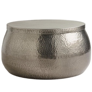 โต๊ะกาแฟโลหะสำหรับตกแต่งบ้าน,โต๊ะกลางทำจากเหล็กค้อนดีไซน์ตามสั่ง - Product Image 1