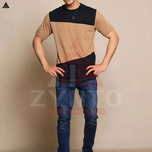 เสื้อยืดแขนสั้นลำลองคุณภาพสูงสำหรับผู้ชาย แห้งเร็ว ลายเรียบ ผ้าฝ้าย 100% ป้องกันขนร่วง ใส่ได้ทุกฤดู สั่งพิมพ์ลายได้ - Product Image 6