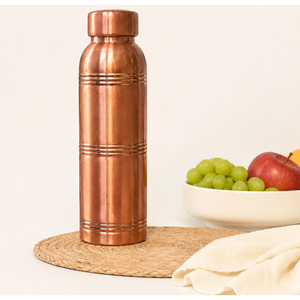 Botella de Cobre Puro con Logotipo Personalizado al por Mayor, Calidad de Exportación, Artículos de Bebida Ecológicos de Cobre para el Hogar, Oficina, Gimnasio y Viajes, al Mejor Precio - Product Image 4