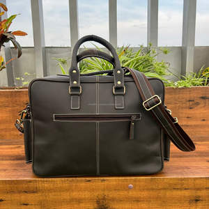 New Custom Vintage Real Cowhide <b>Leather</b> <b>Satchel</b> Crossbody Messenger Bags Full Grain Genuine <b>Leather</b> Motorcycle Side Bag for <b>Men</b> - Product Image 6