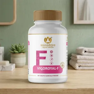 Mezcla de suplementos de extracto vegetal Maharishi Ayurveda Vigoroyal-F con extracto de Shatavari Abhrak bhasma, Parval bhasm y Dhatri lahu. - Product Image 1