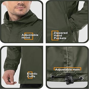 Chaqueta de exterior para hombre de nuevo diseño, chaqueta impermeable de alto rendimiento, chaqueta para la lluvia para hombre, subida por Dress Sports - Product Image 6