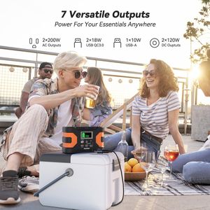 Estación de Energía Portátil Flashfish de 200W de Potencia Máxima, 166Wh, 45000mAh, Batería de Respaldo de Litio para CPAP, 110V, 150W, Energía Solar, Camping - Product Image 4