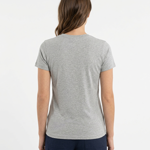 เสื้อยืดคอตตอนทรงเข้ารูปสำหรับผู้หญิง แบรนด์หรู ออกแบบพิเศษ ใส่สบาย ระบายอากาศได้ดี เหมาะสำหรับฤดูร้อน คอกลม พร้อมโลโก้ - Product Image 3