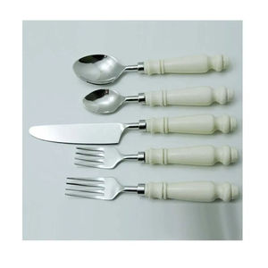Premium Modern Design Metal <b>Flatware</b> Set Spoon Fork Knife Stainless Steel Dishwasher Safe Lightweight Tableware for Family - Product Image 5