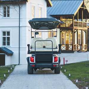 Voiturette de golf 4 places au design nouveau avec pneus tout-terrain confortables pour le terrain de golf et la villa - Product Image 5