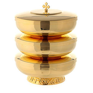 Bâteau classique en laiton, design de bateau plaqué or, avec cuillère en métal, taille personnalisée, haute qualité, fournitures d'église, usage religieux. - Product Image 4
