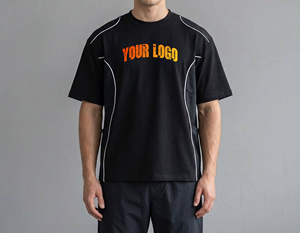 เสื้อยืดผู้ชายดีไซน์ใหม่ ขายดี ผ้าฝ้าย 100% สตรีทแวร์ พิมพ์ลายดิจิตอลด้านหน้า เป็นมิตรกับสิ่งแวดล้อม ทรงโอเวอร์ไซส์ - Product Image 5