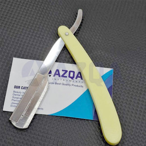Stainless Steel Folding Barber Straight <b>Razor</b> with Stainless Steel Handle and Sharp Blade Holder Professional Shaving for <b>Men</b> - Product Image 2
