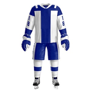New Arrival High Quality Ice Hockey Uniform Printed Latest Design Custom Team Name Number Quick Dry Breathable Unisex Adult Sets - Product Image 2