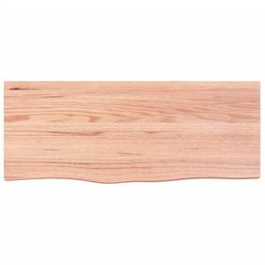 Estante de Pared de Madera de Roble Macizo Color Marrón Claro con Acabado Barnizado - Product Image 3