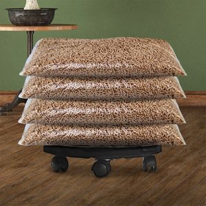 Juego de 2 Carritos para Plantas de Polipropileno Negro de 11.8 Pulgadas de Diámetro para Carretillas de Mano - Product Image 5