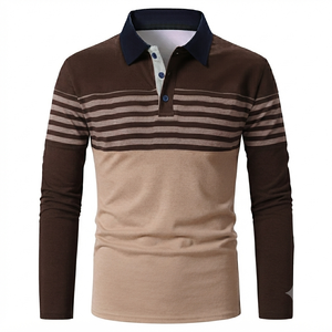 Camisas Casuales Premium para Hombre, Nuevo Diseño en Oferta, Logotipo Personalizado, Color Sólido, Tejido de Punto, 100% Algodón, Antiarrugas, con Bolsillo, Manga Corta - Product Image 3
