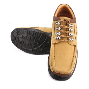 Camel Derby Footwear for <b>Men</b> Refined Casual Lace Up <b>Shoes</b> Contemporary Everyday Walking Design for Office Travel - Product Image 2