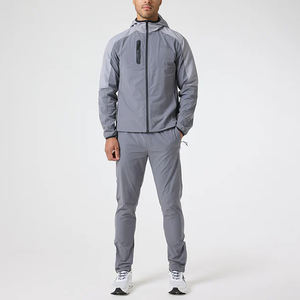 Conjunto Deportivo para Hombre, Chaqueta Cortavientos, Sudadera con Cierre y Pantalones, Conjunto de 2 Piezas Personalizado - Product Image 5