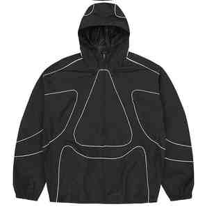 Dernier modèle OEM Veste coupe-vent sportive camouflage imperméable à capuche color block avec cordon de serrage et poche à rabat 2026 - Product Image 5