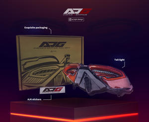 AJ LIGHT DESIGN AJ6-TL Luz Trasera LED de Doble Lente con Carcasa Roja y Señal de Giro, Actualización de Retrofit, Garantía de 12 Meses para Yamaha Cygnus X - Product Image 4