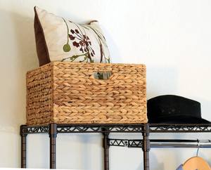 Cestas Tejidas a Mano de Jacinto de Agua de Vietnam, Cestas Decorativas de Mimbre y Ratán para Ropa y Lavandería con Tapas - Product Image 3