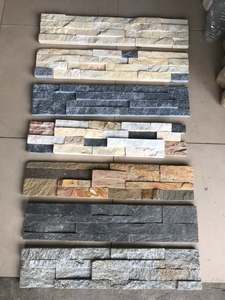 Vente flash : Panneaux de revêtement mural en pierre naturelle multicolores pour la décoration et l'aménagement paysager - Product Image 2