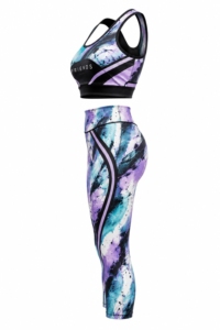 Ensemble de yoga professionnel pour femmes, taille élastique, séchage rapide, respirant, design unique, haute qualité, ensemble 2 pièces, le meilleur - Product Image 5
