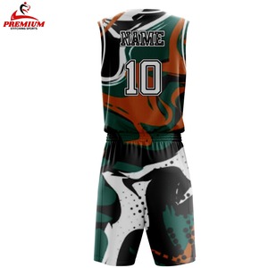 Uniforme de basket-ball personnalisable unisexe, tissu doux et respirant, léger, coupe confortable, antibactérien pour l'intérieur - Product Image 4