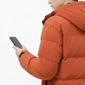 Chaqueta Acolchada de Algodón para Hombre, Casual, de Invierno, Resistente al Viento, con Capucha, Reversible, Cuello Alto, con Contraste de Color - Product Image 6