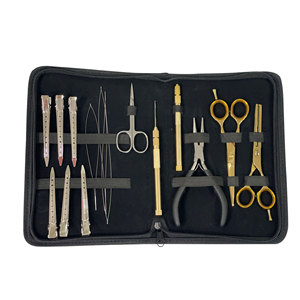 Juego de Herramientas para Extensiones de Cabello al por Mayor con Pinzas y Tijeras Profesionales para Extensiones de Cabello, Instalación Completa de Extensiones de Cabello - Product Image 1