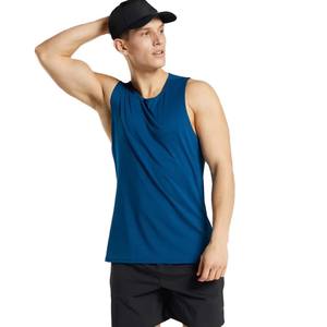 Débardeur de sport pour homme, personnalisé, à séchage rapide, en polyester/coton tricoté, respirant, écologique, pour le cyclisme, la course à pied et le marathon - Product Image 6