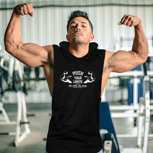 Débardeur décontracté pour homme, respirant, haute qualité, prix bas, été, personnalisable OEM, polyester/coton, en vente - Product Image 4