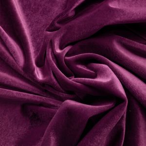 Premium Modern Dark Wine Micro Velvet Fabric 100% Polyester Woven Wrinkle Resistant Breathable Soft Brushed Finish Solid Color - Product Image 3