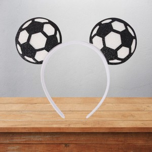 Set de Diademas Deportivas Retro Brillantes de Plástico - Diademas Portátiles con Temática Deportiva para Días de Partido, Impresión Tipográfica para Regalos de Bienvenida - Product Image 1
