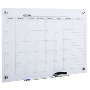 Calendario da parete cancellabile a secco 35x23 pollici con 4 pennarelli e 1 gomma - Product Image 1