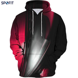 Sweat-shirts décontractés respirants pour hommes, sublimation, automne, design personnalisé, vente en gros, 100% polyester polaire, impression intégrale, équipes sportives, séchage rapide - Product Image 3