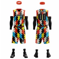Uniforme de Baloncesto para Adultos al por Mayor, Conjunto de Uniforme de Equipo, Verano, 100% Poliéster, Antibacteriano, Color Fluorescente