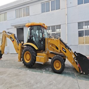 Free Shipping 4 <b>Wheel</b> Steering 4x4 Backhoe Loader 10-20 Backhoe Loader Bucket New Compact <b>Small</b> Backhoe Loader With Attachments - Product Image 2
