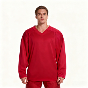 Camiseta de Hockey sobre Hielo Transpirable, Personalizada para Equipos Deportivos, de Secado Rápido, Uniforme Atlético de Manga Larga, Personalizada para Entrenamiento y Partidos - Product Image 3