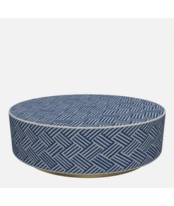 Taburete Decorativo para el Hogar Hecho a Mano, Ecológico y Moderno, Diseño Único de Lujo Indio con Incrustaciones de Hueso, F S INTERNATIONAL Uttar - Product Image 2