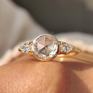 Vintage Style Women's 925 Silver Rhodium Plated Radiant Cut Moissanite Engagement <b>Ring</b> Prong Setting for Wedding Party Everyday - Product Image 2